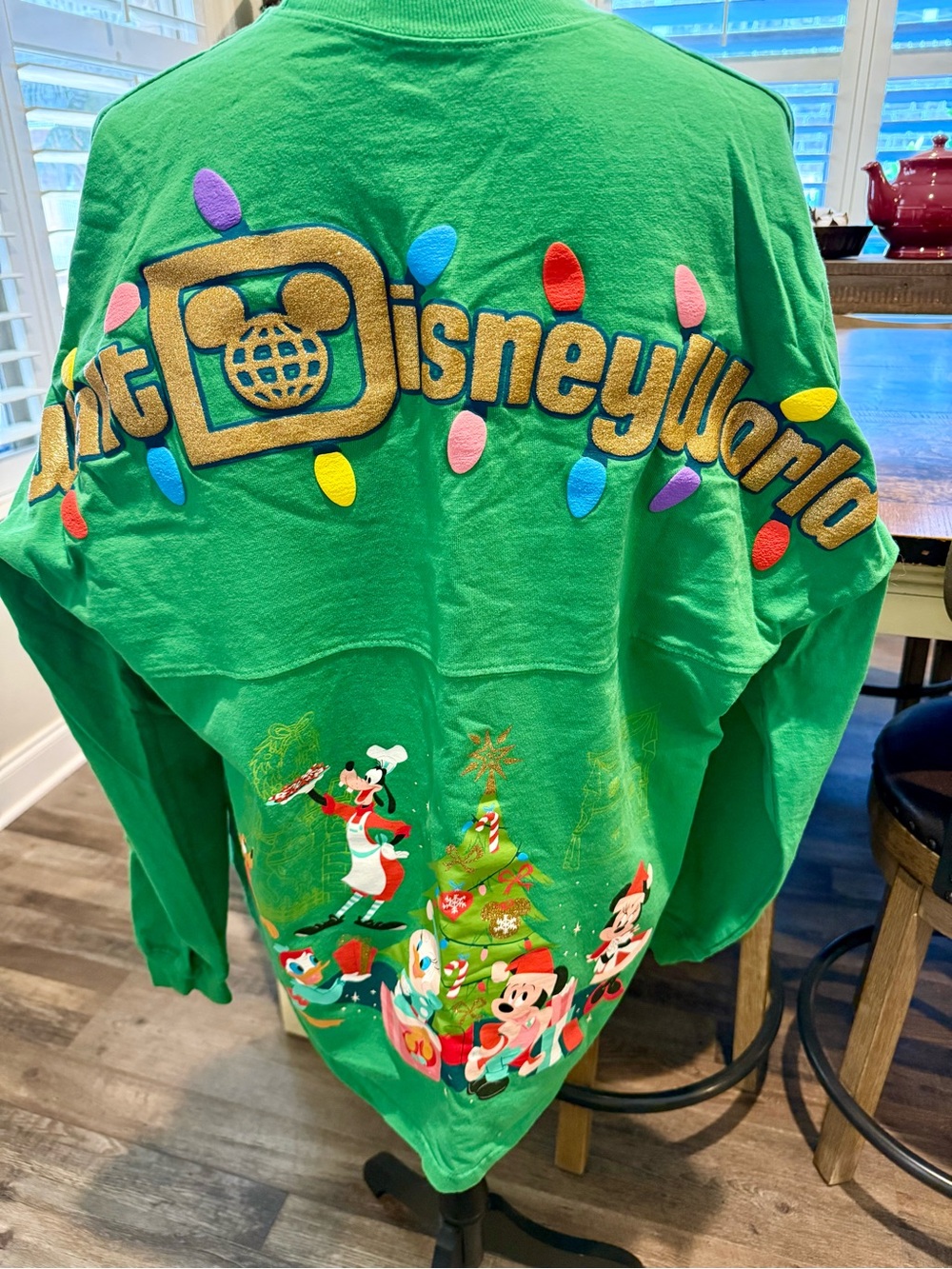 Disney Parks Unisex Christmas Spirit Jersey - NWOT